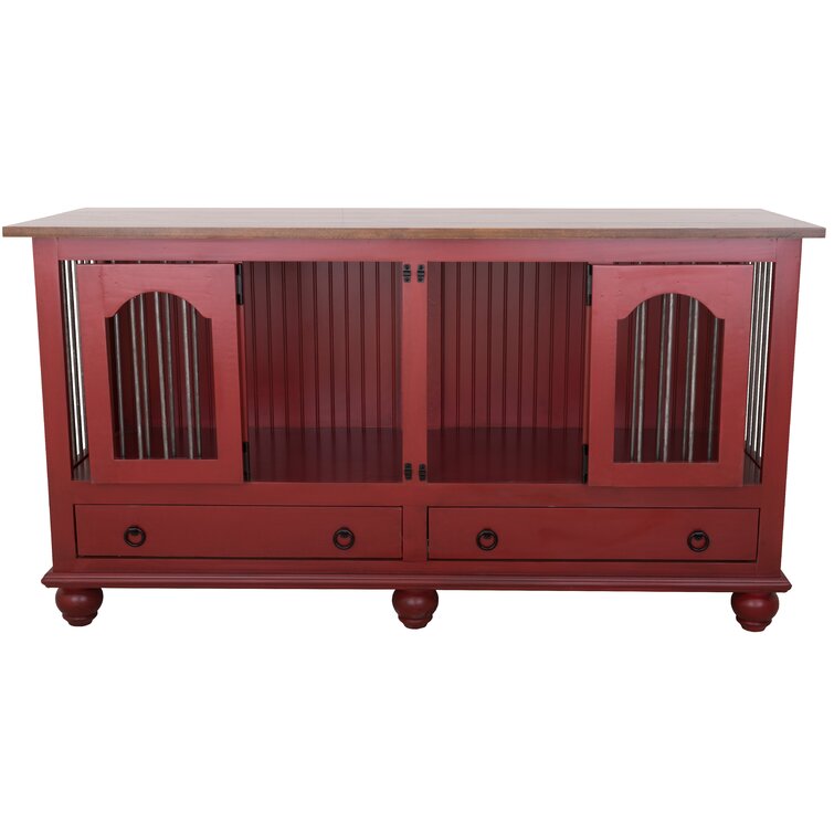 Brooke double wide hotsell large credenza pet crate